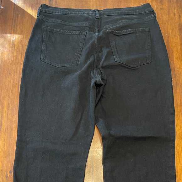 Womans Old Navy Jeans Black / 16 Petite - Picture 2 of 6